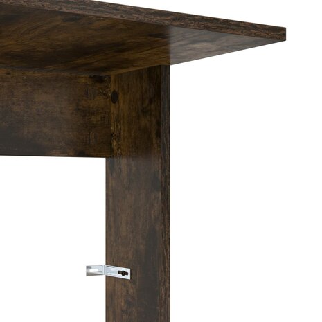Bijzettafel Gerookt eiken 40 x 38 x 62,5 cm Bewerkt hout 9