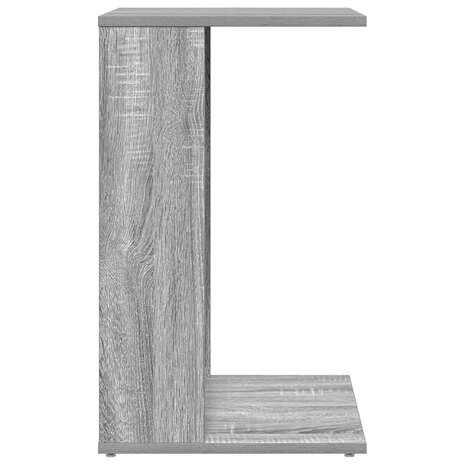 Bijzettafel Grijs Sonoma 40 x 38 x 62,5 cm Bewerkt hout 6