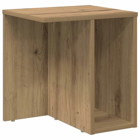 Bijzettafel Artisan Eiken 37 x 32 x 40 cm Bewerkt hout 2