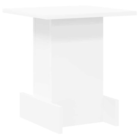 Bijzettafel Wit 35,5 x 35 x 40 cm Bewerkt hout 2