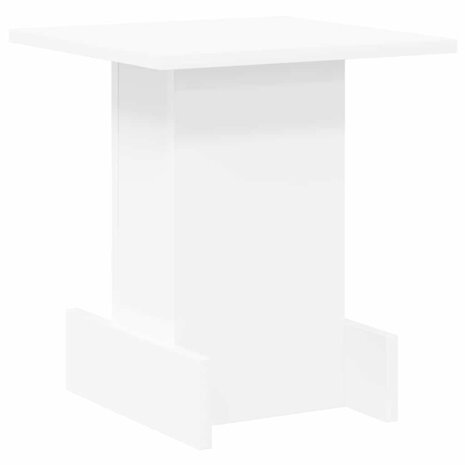 Bijzettafel Wit 35,5 x 35 x 40 cm Bewerkt hout 7