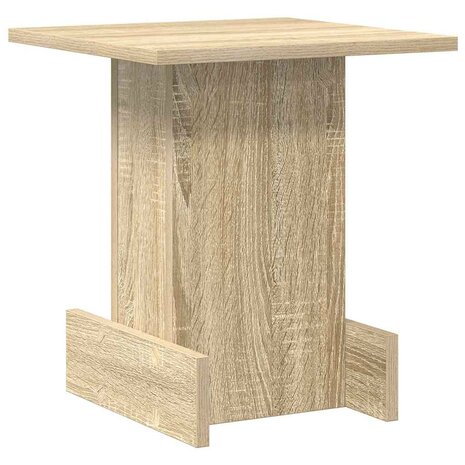 Bijzettafel Sonoma Eiken 35,5 x 35 x 40 cm Bewerkt hout 2