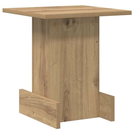 Bijzettafel Artisan Eiken 35,5 x 35 x 40 cm Bewerkt hout 2