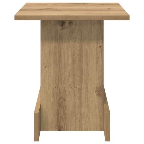 Bijzettafel Artisan Eiken 35,5 x 35 x 40 cm Bewerkt hout 5