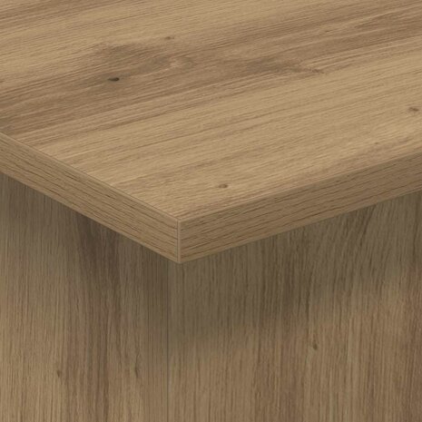 Bijzettafel Artisan Eiken 35,5 x 35 x 40 cm Bewerkt hout 8