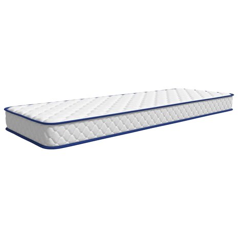 Traagschuimmatras 70x200x17 cm Zacht wit 3