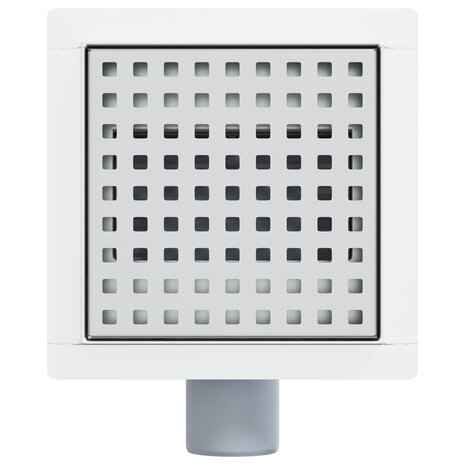 Dot doucheafvoer Zilver 15 x 15 cm Roestvrij staal 304 7