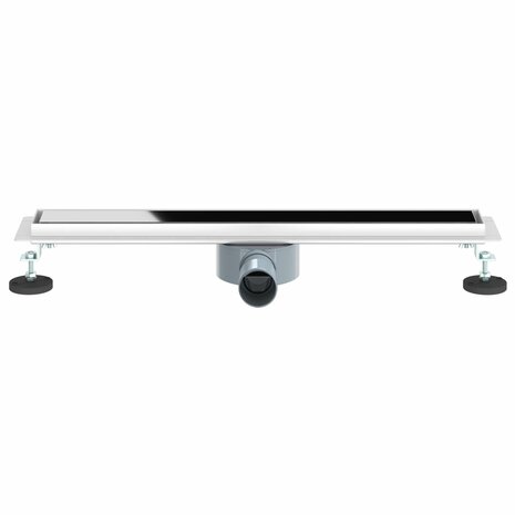 Doucheafvoer Glasdeksel met 360&deg; Sifon Zwart 60 cm 4