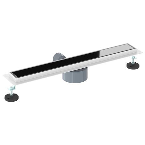 Doucheafvoer Glasdeksel met 360&deg; Sifon Zwart 60 cm 6