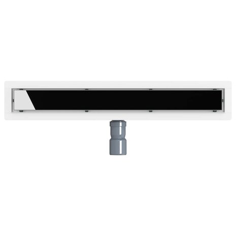 Doucheafvoer Glasdeksel met 360&deg; Sifon Zwart 60 cm 7