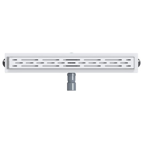 Doucheafvoer Glasdeksel met 360&deg; Sifon Zilver 70 cm 7