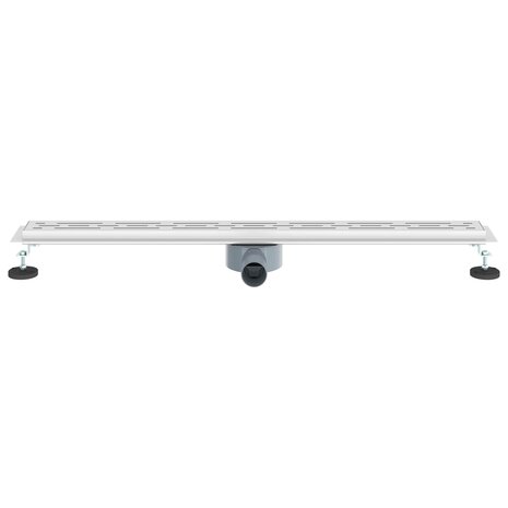 Doucheafvoer Glasdeksel met 360&deg; Sifon Zilver 90 cm 4