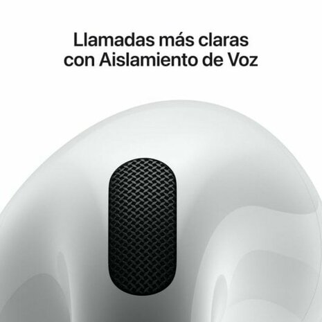 Hoofdtelefoon met microfoon Apple AirPods 4 Wit 6