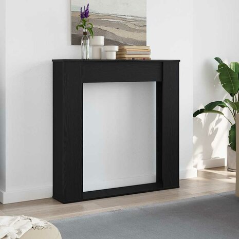 Haardombouw Zwarte Eiken 100x20x100 cm Technisch Hout 1