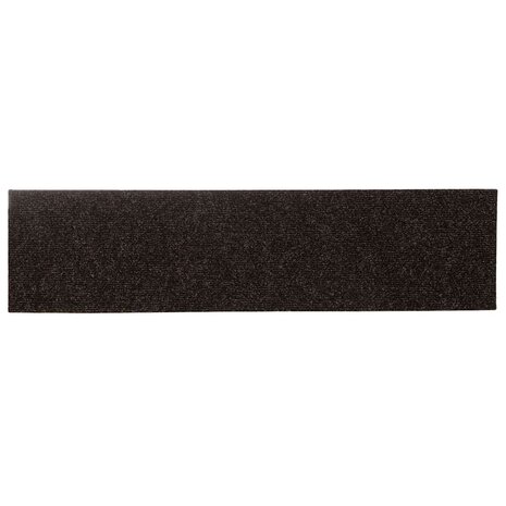Trapmatten Zelfklevend 15 stuks 76x20 cm Donkerbruin Rechthoekig 5