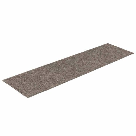 Trapmatten zelfklevend 15 stuks 76x20 cm beige rechthoekig 3