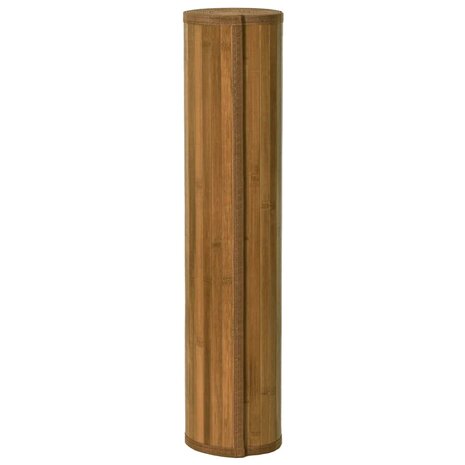 Vloerkleed rechthoekig 80x100 cm bamboe bruin 3