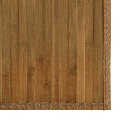 Vloerkleed rechthoekig 80x100 cm bamboe bruin 6