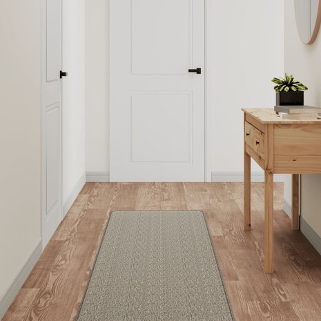 Tapijtloper 50x200 cm sisal-look platina 1