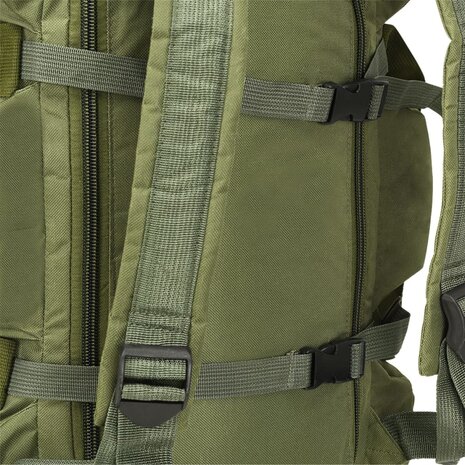Plunjezak 3-in-1 legerstijl 45 L olijfgroen 5