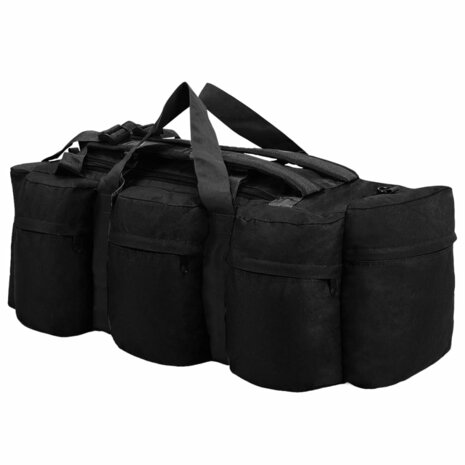 Plunjezak 3-in-1 legerstijl 45 L zwart 2