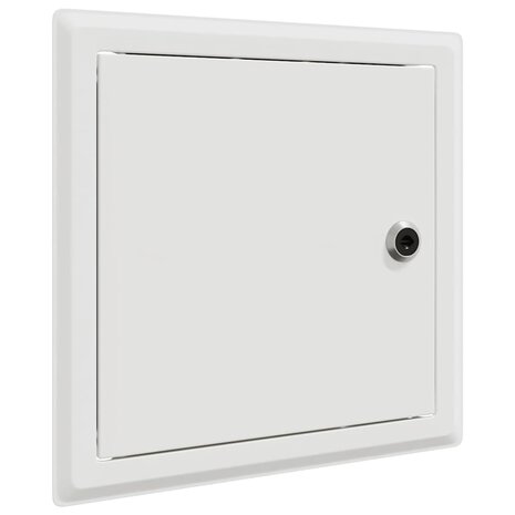 Toegangs paneel 2 pcs Wit 23 x 23 x 3 cm Staal 4