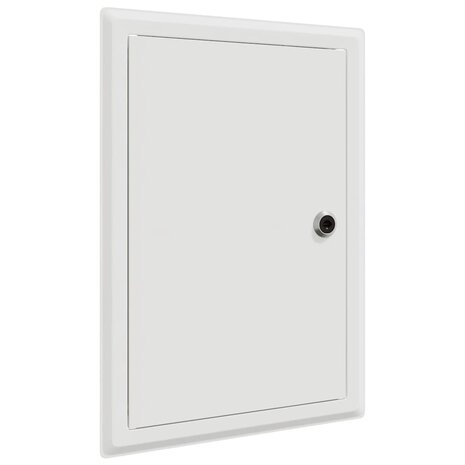 Toegangs paneel Wit 33 x 23 x 3 cm Staal 4