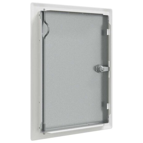 Toegangs paneel Wit 33 x 23 x 3 cm Staal 7