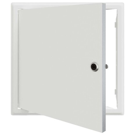 Toegangs paneel Wit 33 x 33 x 3 cm Staal 2