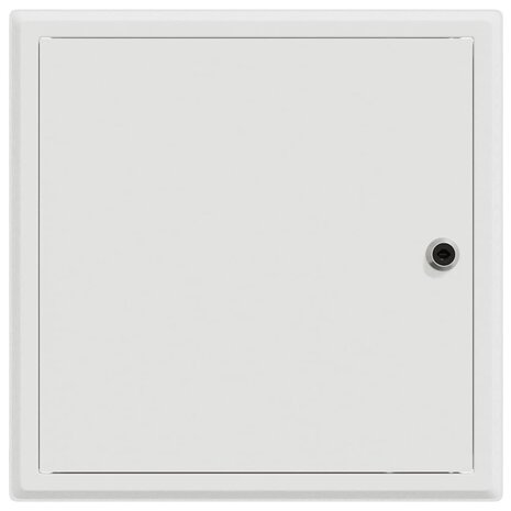 Toegangs paneel Wit 33 x 33 x 3 cm Staal 5