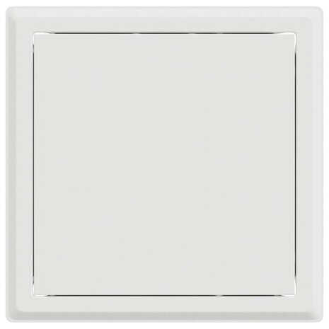 Toegangs paneel 2 pcs Wit 23 x 23 x 3 cm Staal 5
