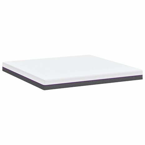 Matras Wit en Grijs 180 x 200 cm Jacquard stof 6