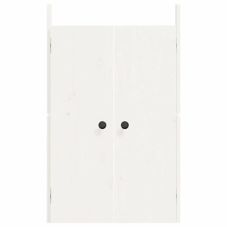 Kastdeurtjes voor buitenkeuken MEPPEL  50x9x82 cm grenenhout wit 4