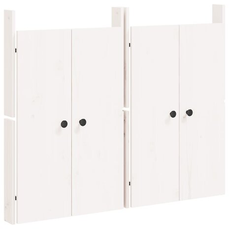 Kastdeurtjes voor buitenkeuken MEPPEL  2 st 50x9x82 cm grenenhout wit 2