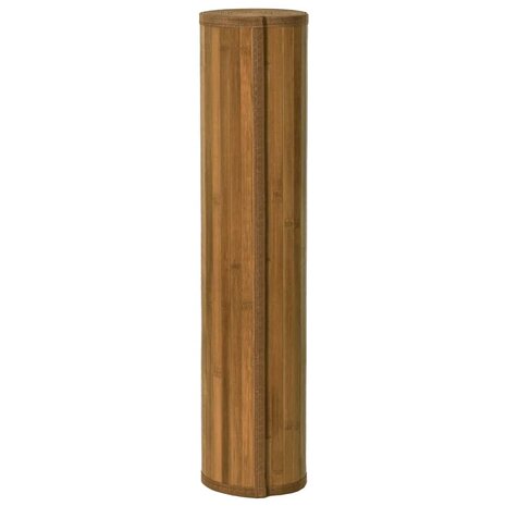 Vloerkleed rechthoekig 70x100 cm bamboe bruin 3
