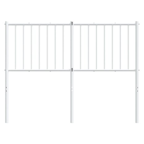 Vervangend hoofdbord metaal wit 120 cm 3