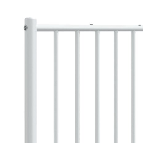 Vervangend hoofdbord metaal wit 120 cm 6