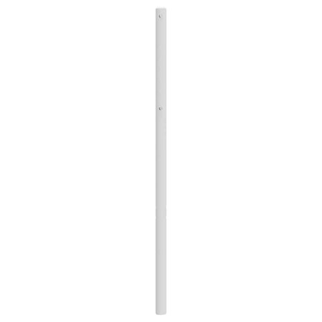 Vervangend hoofdbord 180 cm metaal wit 5