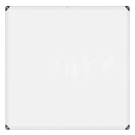 Doorzichtig afdekzeil met ogen 2x2 m polyethyleen 2