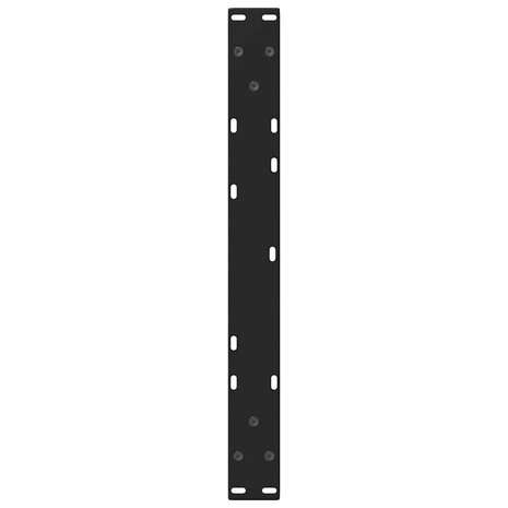 Salontafelpoten 2 st V-vormig 70x(42-43,3) cm staal zwart 7