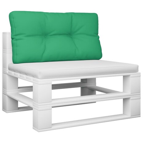 Palletkussen 80x40x12 cm stof groen 3