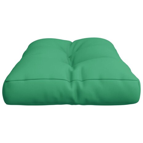 Palletkussen 80x40x12 cm stof groen 6