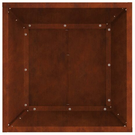 Vuurkorf Bruin 40 x 40 x 35 cm Cortenstaal 7