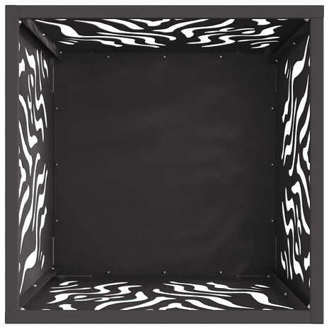 Vuurkorf Zwart 40 x 40 x 40 cm Staal 6