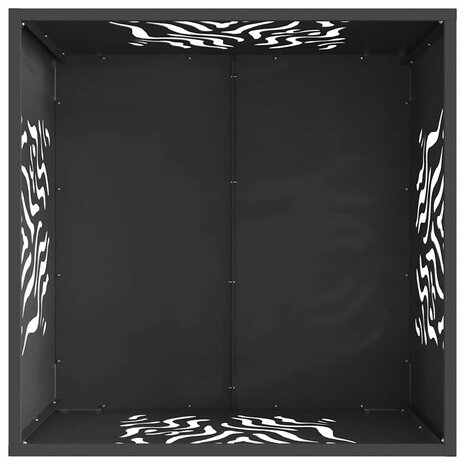 Vuurkorf Zwart 60 x 60 x 40 cm Staal 6