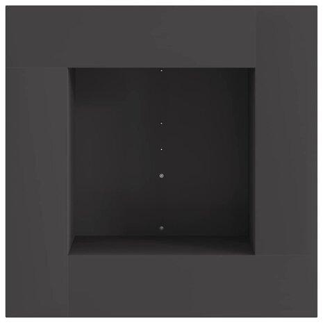 Vuurkorf Zwart 60 x 60 x 30 cm Staal 4