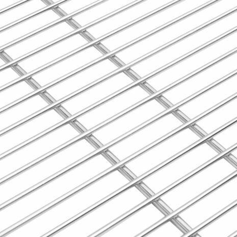 Barbecuerooster Zilver 60 x 60 cm Roestvrij staal 4