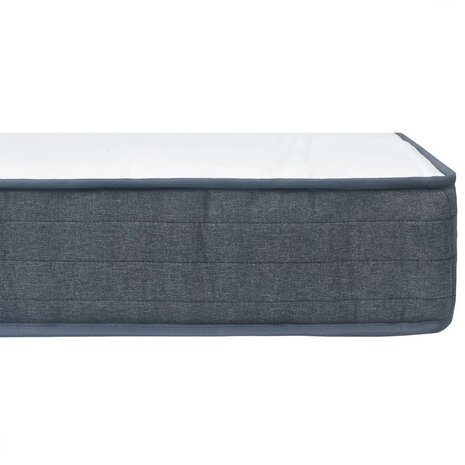 Boxspringmatras 160x80x20 cm medium zacht stof 7