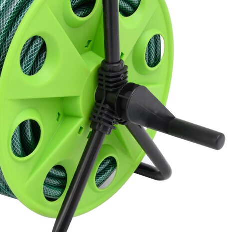 Slanghaspel vrijstaand met 20 m slang PVC groen 5