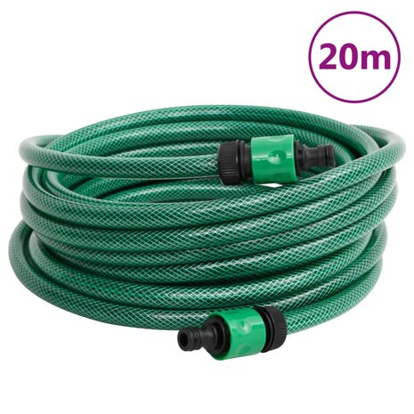 Slanghaspel vrijstaand met 20 m slang PVC groen 8